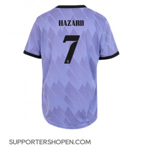 Real Madrid Eden Hazard #7 Borta Matchtröja Dam 2022-23 Kortärmad